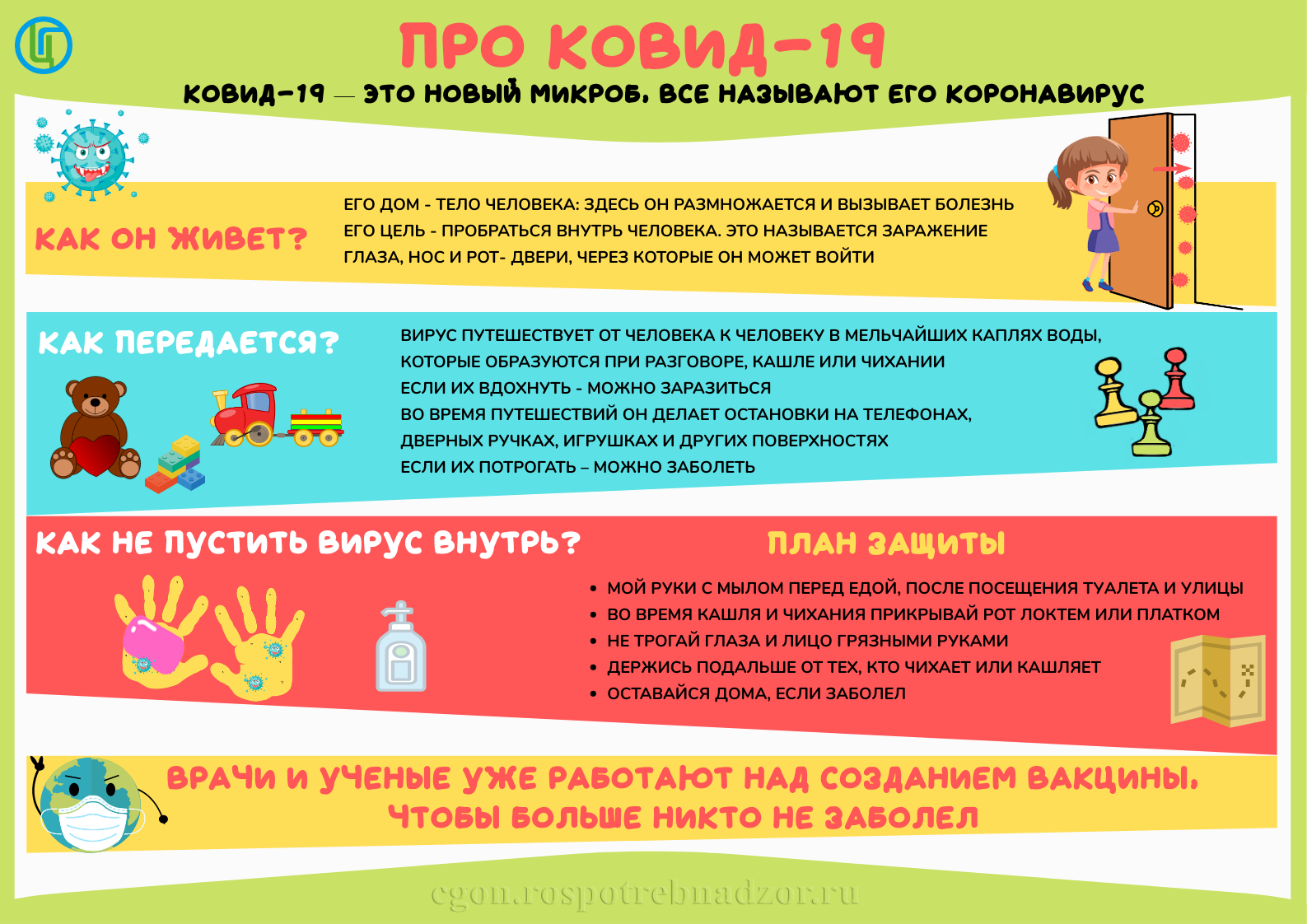 Детям про КОВИД-19
